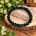 Emerald Green Tiger Eye Bracelet