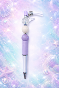 Lavender Lagoon Beaded Pen