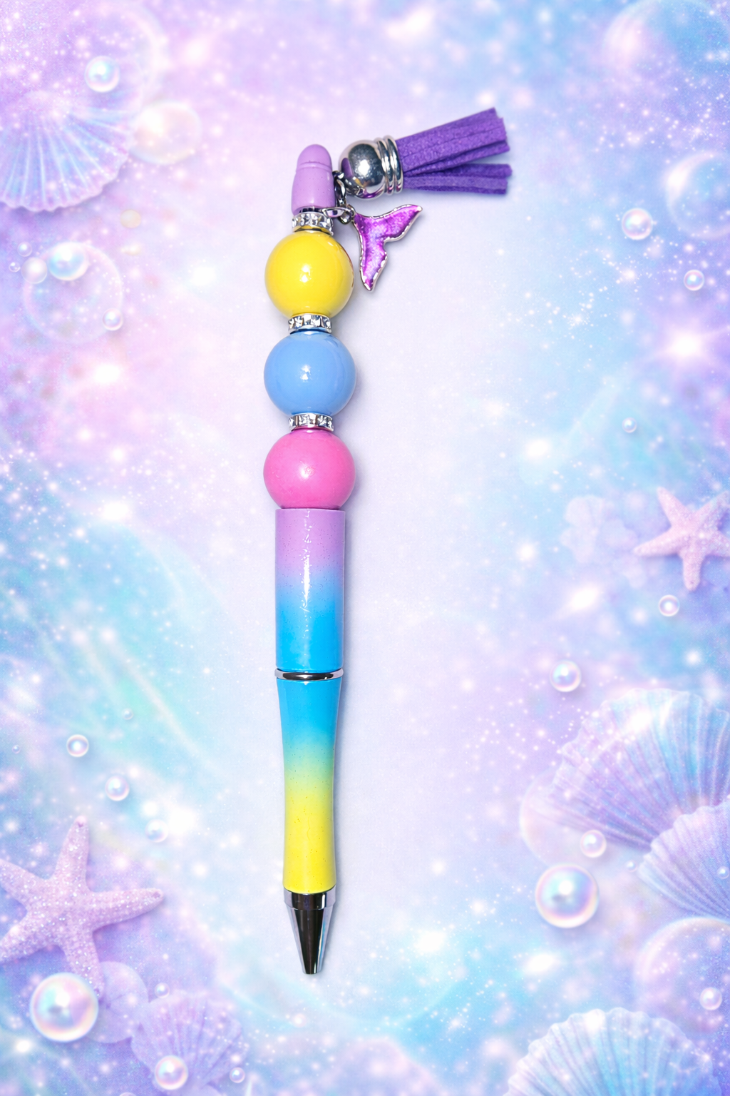 Tropical Tide Beaded Pen