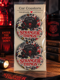 Stranger Things Hellfire Club Neoprene Car Coasters