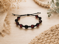 Black and Red Beaded Bracelet